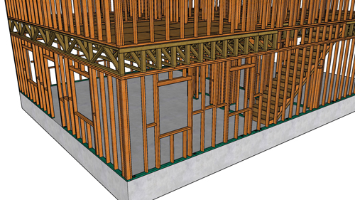 How To Extend Wall Framing To Raise Ceiling Height Structural